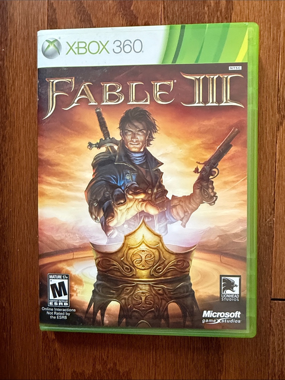 Fable III Xbox 360 Action Role Playing Video Game Complete 2010